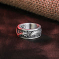 Load image into Gallery viewer, Koi Fish & Dragon Band Oxidized Finish

