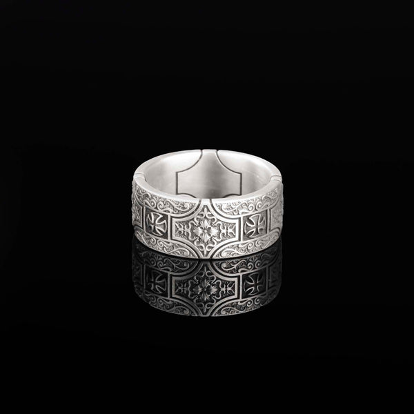 Cross Inscripted Ring,
