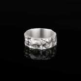 Michelagelo's Moses Band - Engravable Oxidized Finish