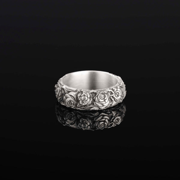 Roses Sterling Ring,