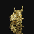 Load image into Gallery viewer, Oni Mask Ring
