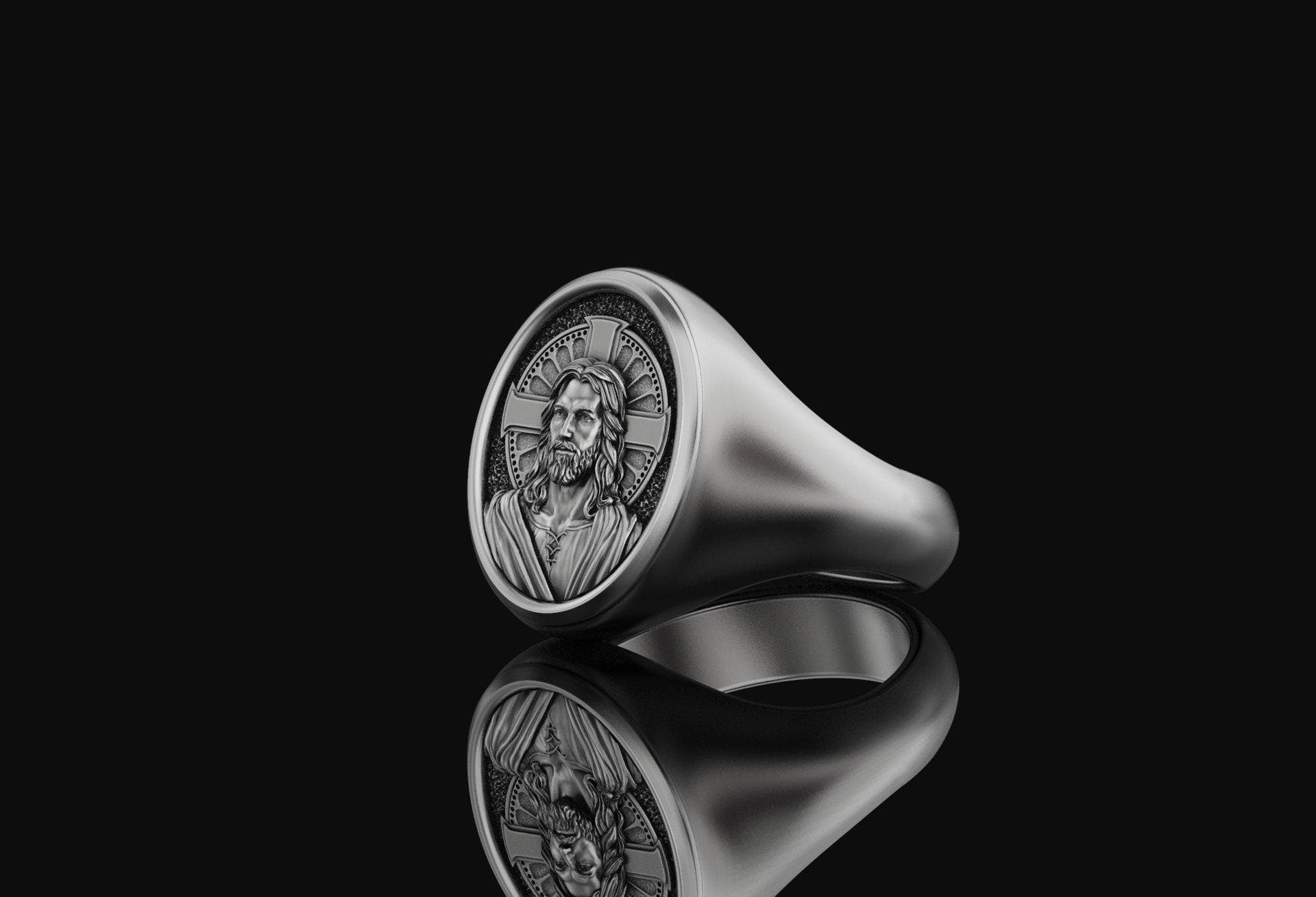 Jesus Signet Ring