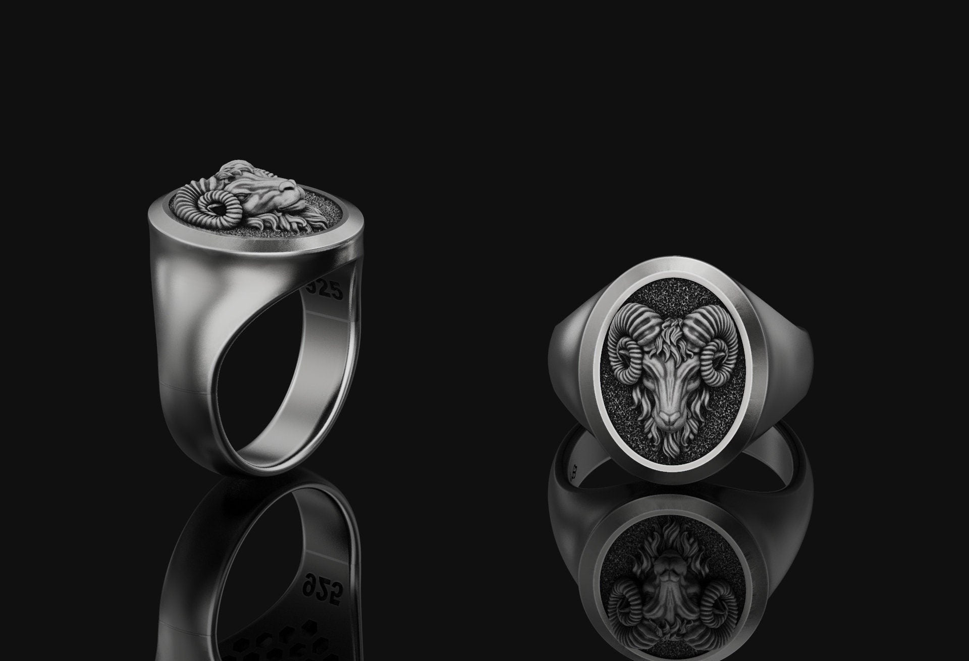 Ram Signet Ring
