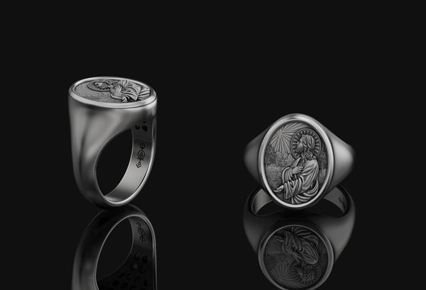 Jesus Signet Ring
