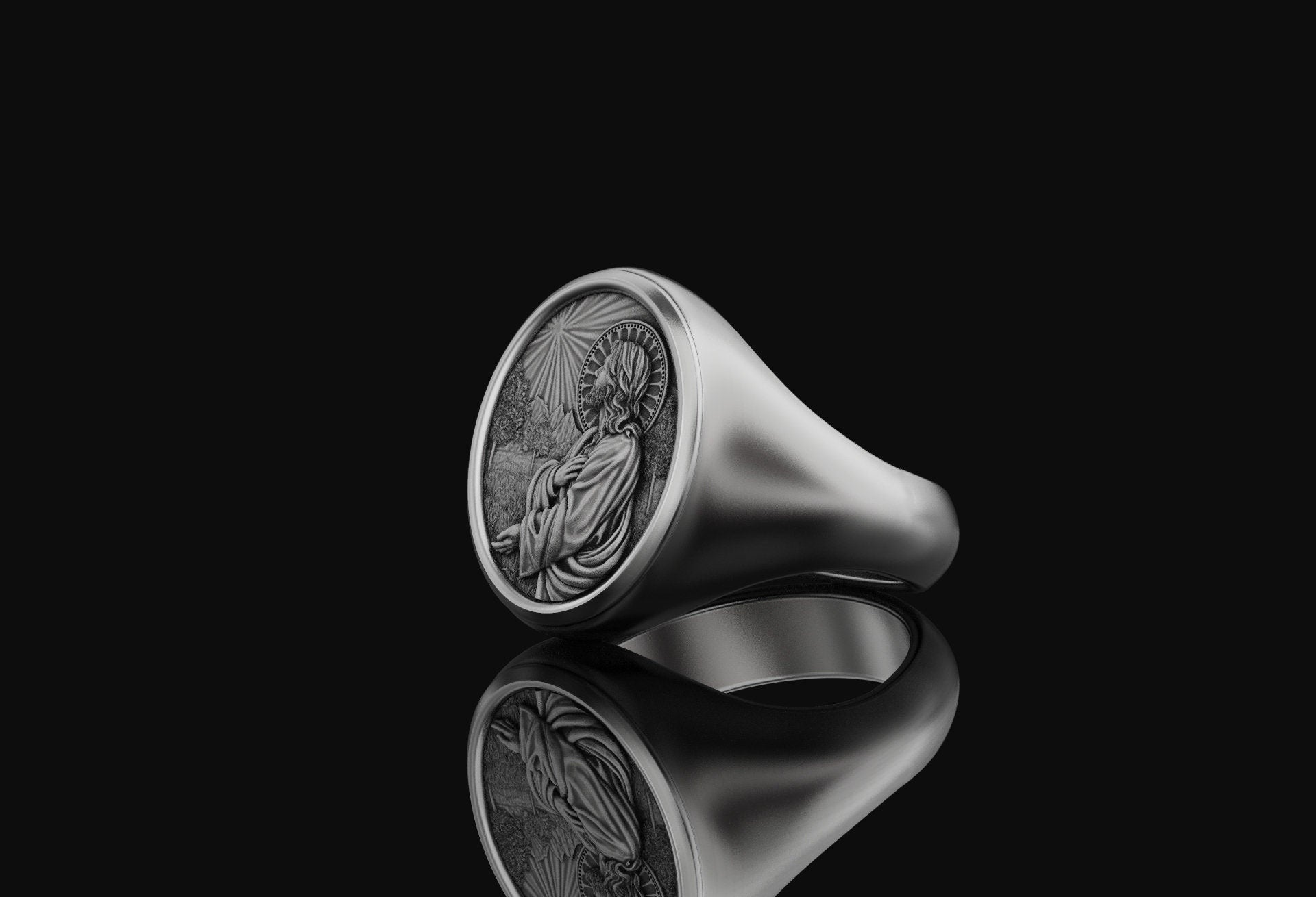 Jesus Signet Ring