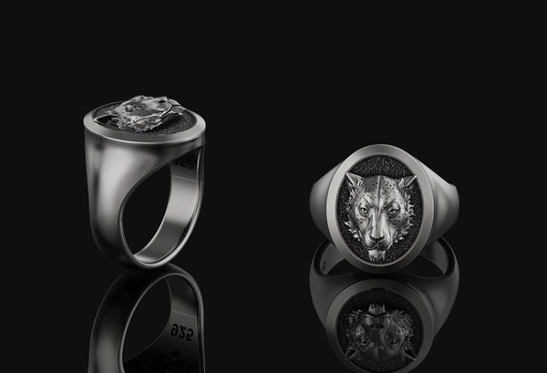 Leopard Signet Ring