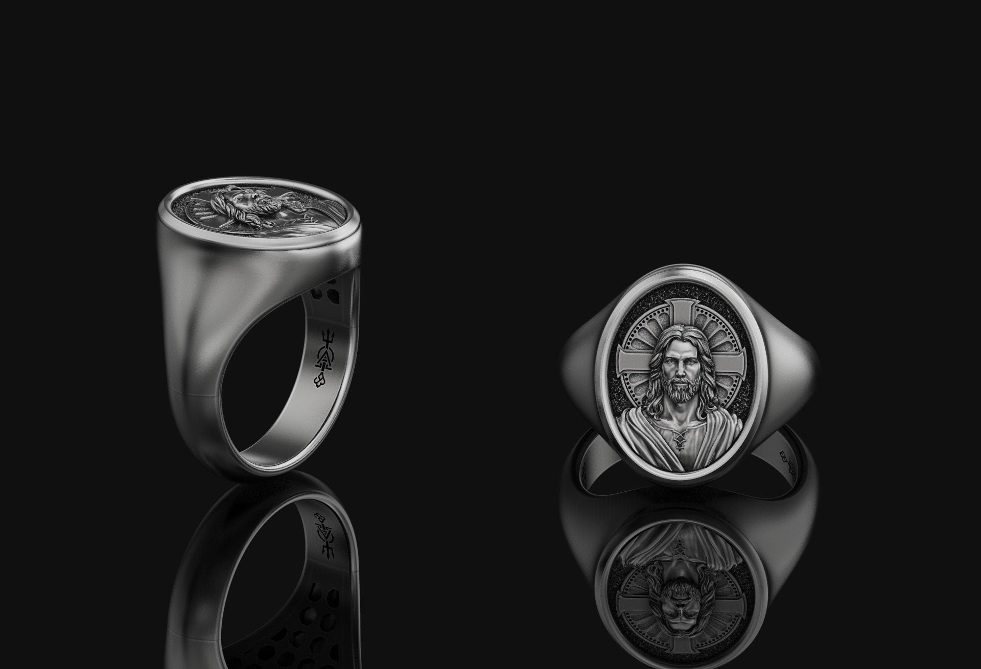 Jesus Signet Ring
