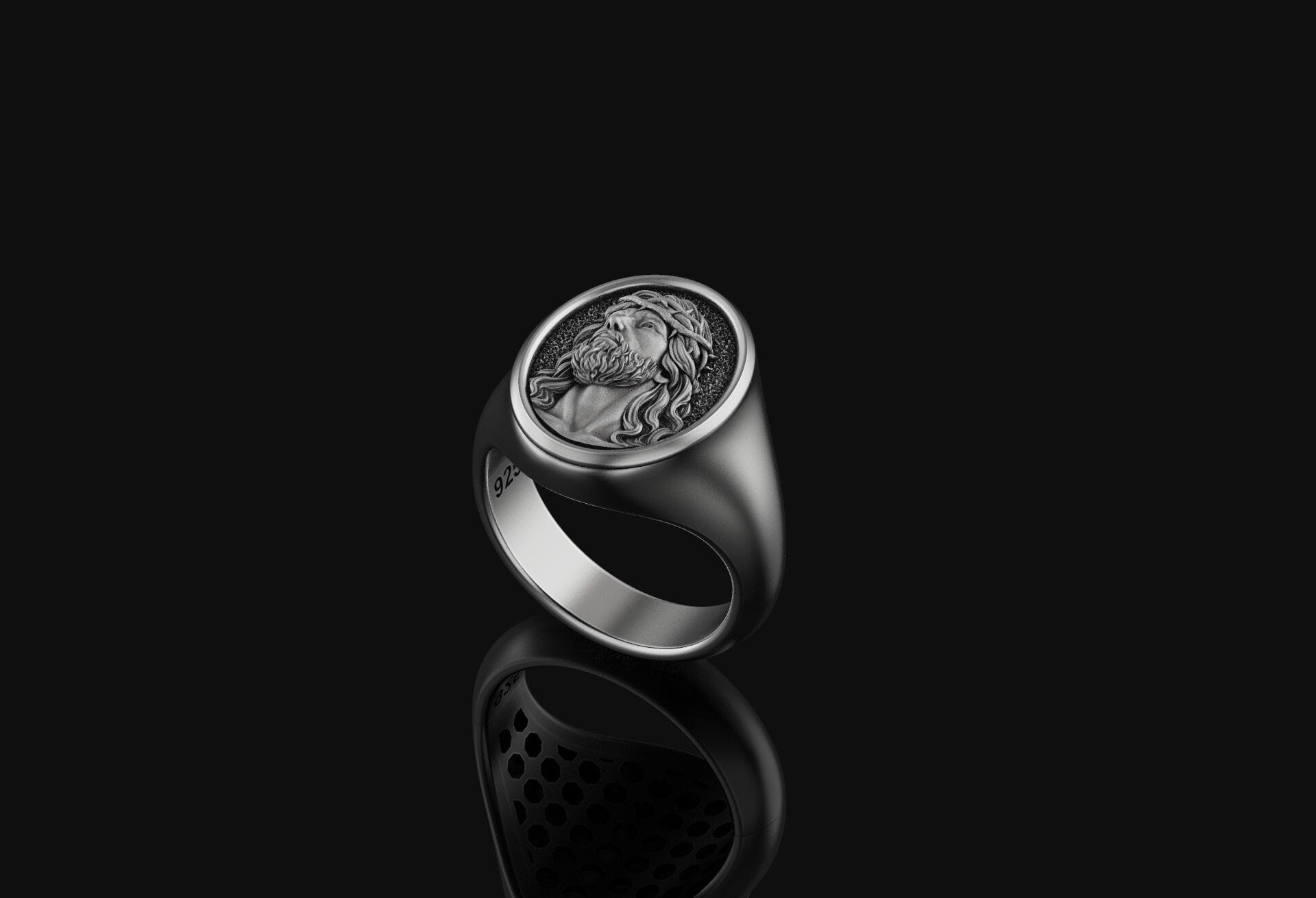 Crucifix Jesus Ring