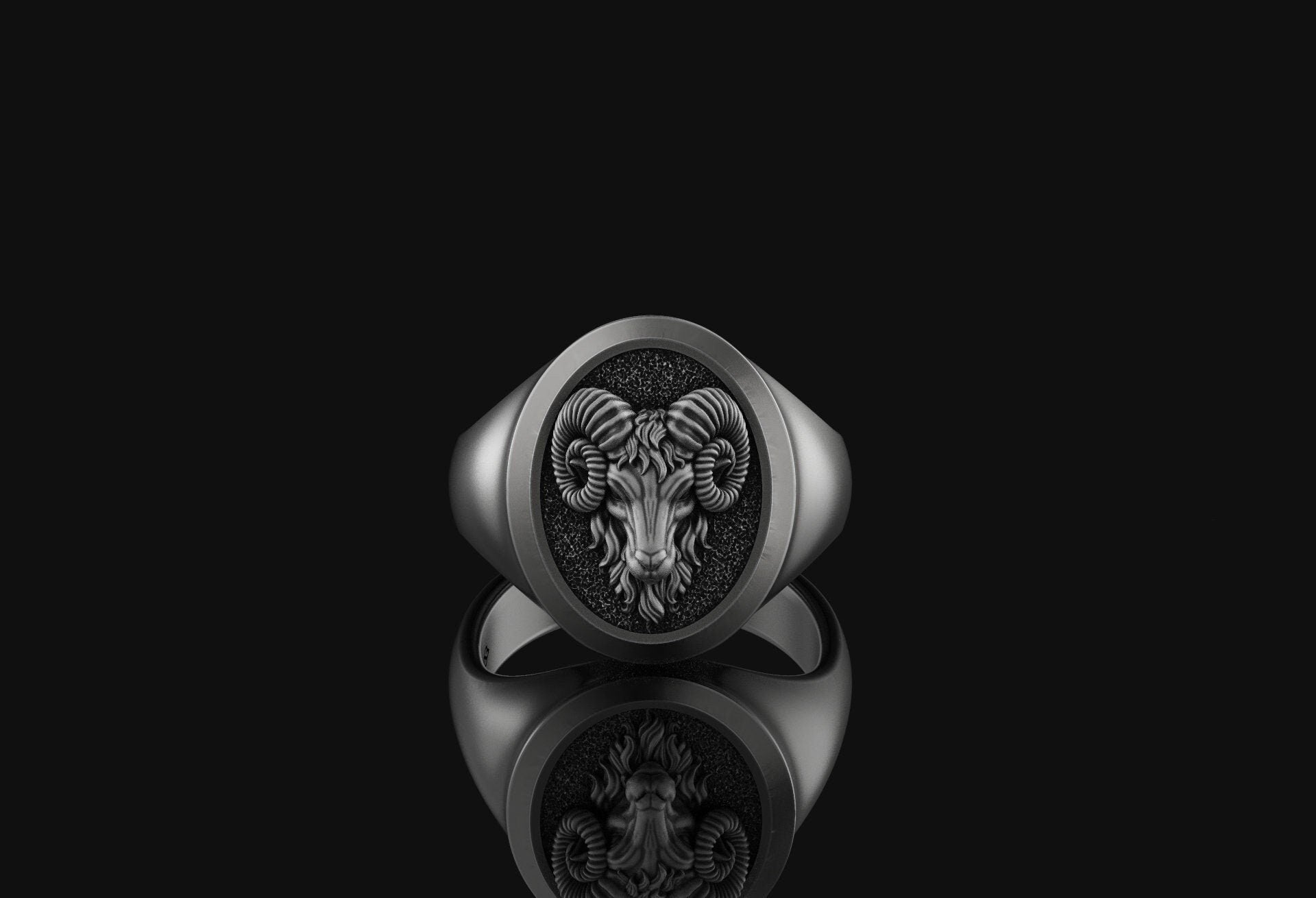 Ram Signet Ring