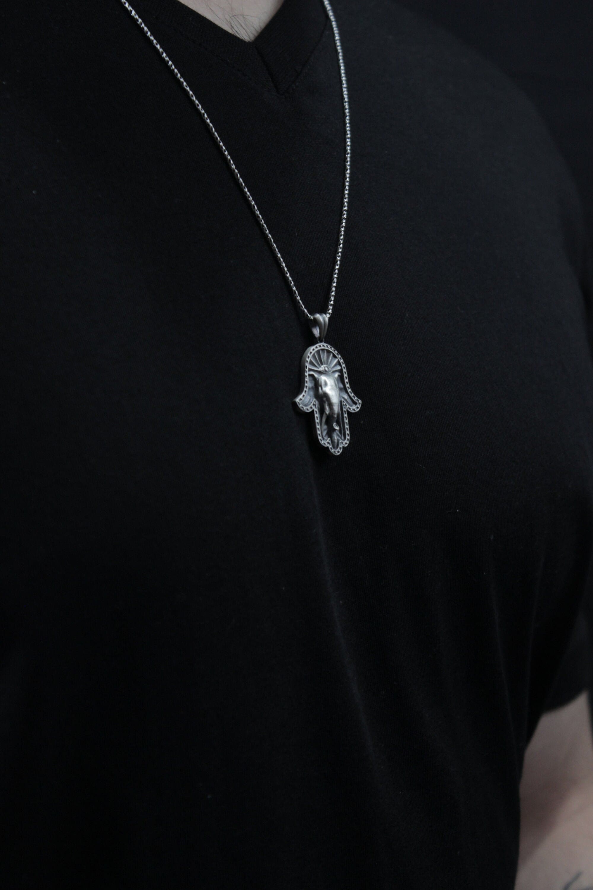 Hamsa Hand Pendant