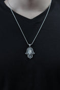 Load image into Gallery viewer, Hamsa Hand Pendant
