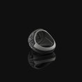 Load image into Gallery viewer, Masonic Symbol Ring, Freemasonry Ring, Unique Mason Ring, Handcrafted Masonic, Masonic Jewelry, Silver Mason Ring, Intricate Design
