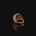Bild in Galerie-Betrachter laden, Lion Sun Ring, Farvahar Ring, Persian Symbol Ring, Heritage Gift, Zoroastrianism Jewelry, Persian Lion Ring, Silver Farvahar
