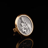 Blessed Mother Virgin Mary, Memorial Gift, Catholic Cufflinks, Miraculous Medal, Religious Cufflinks, Groomsman Gift, Mother Of God
