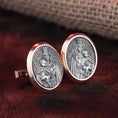 Load image into Gallery viewer, Miraculous Medal Religious Cufflinks
