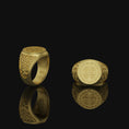 Load image into Gallery viewer, Saint Benedict Ring Gold Finish
