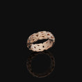 Bild in Galerie-Betrachter laden, Byzantine Chain Band Rose Gold Finish
