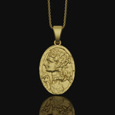 Persephone Pomegranate Pendant Gold Finish