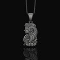 Bild in Galerie-Betrachter laden, Roman Luck Goddess Pendant Oxidized Finish
