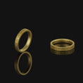 Load image into Gallery viewer, Knot of Love Band - Engravable Gold Finish
