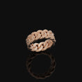 Load image into Gallery viewer, Cuban Link Band Rose Gold Finish
