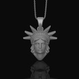 Statue Of Liberty, New York Charm, NYC, Lady Liberty, Lady Liberty Charm Necklace, Liberty Jewelry Polished Matte