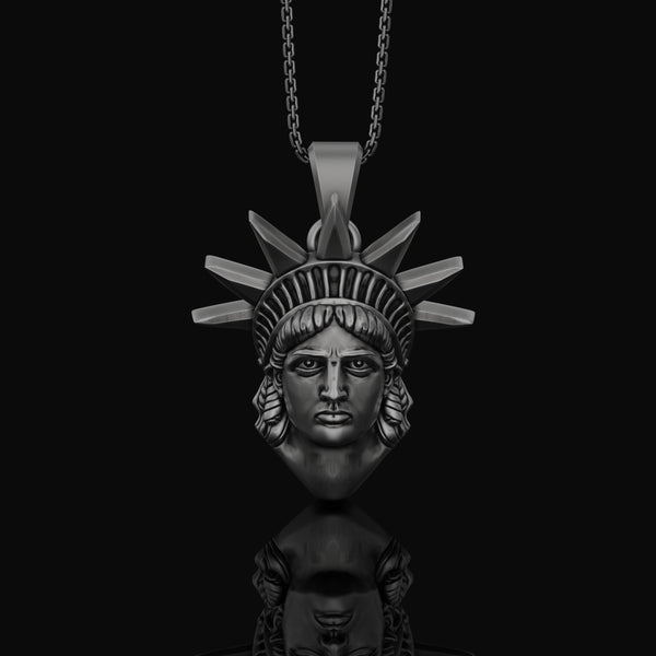 Statue Of Liberty, New York Charm, NYC, Lady Liberty, Lady Liberty Charm Necklace, Liberty Jewelry Oxidized Finish