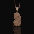 Load image into Gallery viewer, Roman Luck Goddess Pendant Rose Gold Matte
