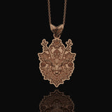 Elegant Silver Deer Necklace, Nature-Inspired Pendant, Perfect Gift for Deer Lovers, Symbol of Grace & Wilderness Rose Gold Finish