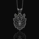 Elegant Silver Deer Necklace, Nature-Inspired Pendant, Perfect Gift for Deer Lovers, Symbol of Grace & Wilderness Oxidized Finish