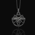 Bild in Galerie-Betrachter laden, Bad Dream Catcher Pendant Oxidized Finish
