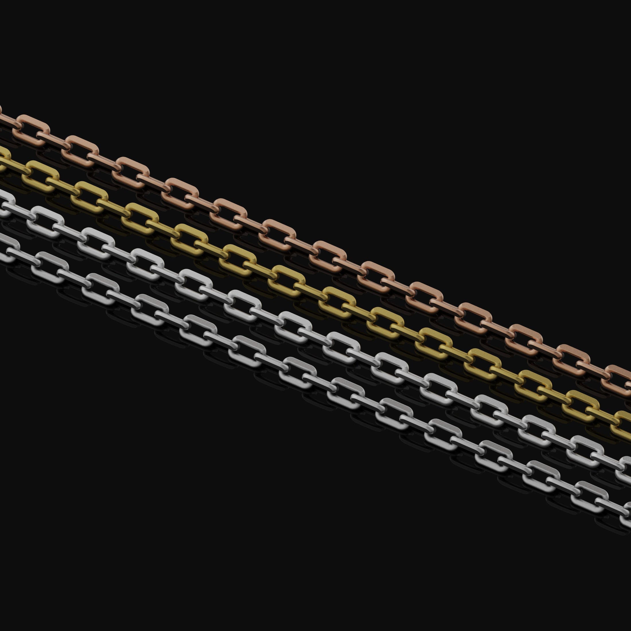 Silver Cable Link Chain