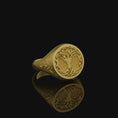 Bild in Galerie-Betrachter laden, Yggdrasil Ring Gold Finish
