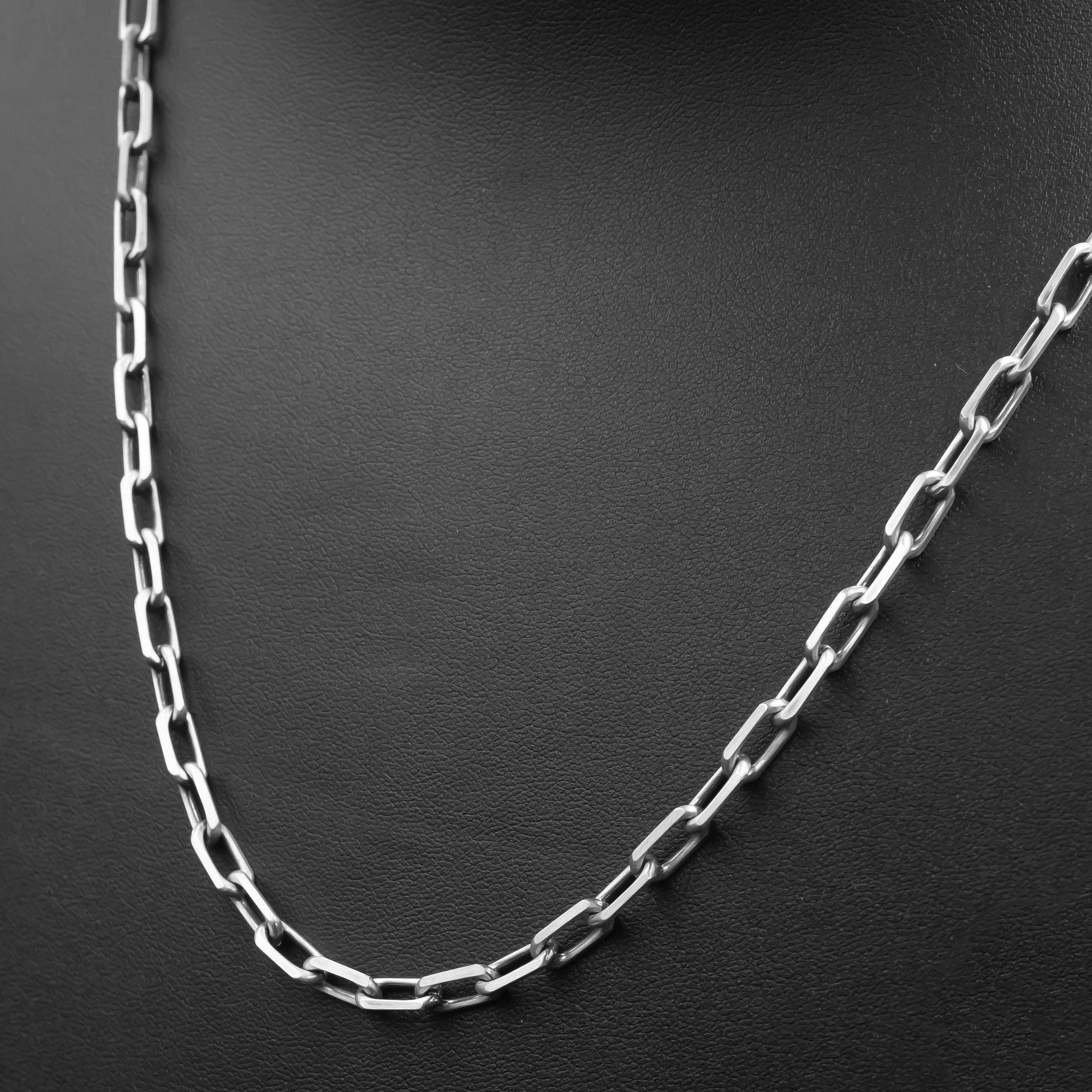 Silver Cable Link Chain