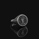 Yggdrasil Ring Oxidized Finish