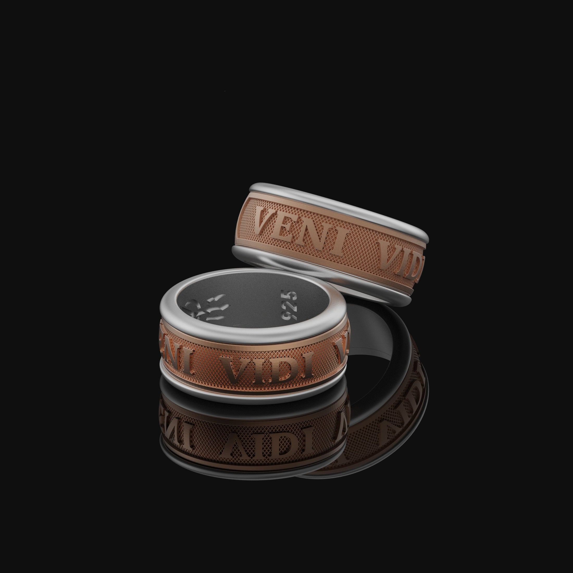 Rotating Roman Band - Engravable