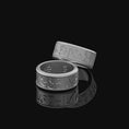Bild in Galerie-Betrachter laden, Rotating Hieroglyphic Band - Engravable Polished Finish
