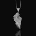 Bild in Galerie-Betrachter laden, Wing Pendant, Guardian Angel, Protection Necklace, Religious Jewelry, Christian Accessory, Faith Necklace, Prayer Jewelry, Holy Pendant Polished Finish
