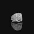 Load image into Gallery viewer, St. Sebastian Ring - Christian Protector Jewelry, Religious Gift, Faithful Symbol, Patron Saint Band Polished Finish
